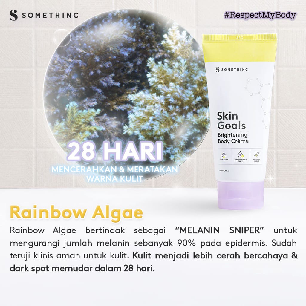 Somethinc Skin Goals Brightening Body Crème 100ml