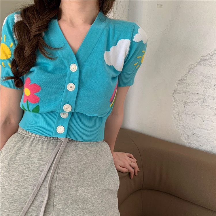 Cardigan Model Lengan Pendek Bahan Rajut Untuk Wanita Cardigan Model Lengan Pendek Bahan Rajut Untuk Wanita