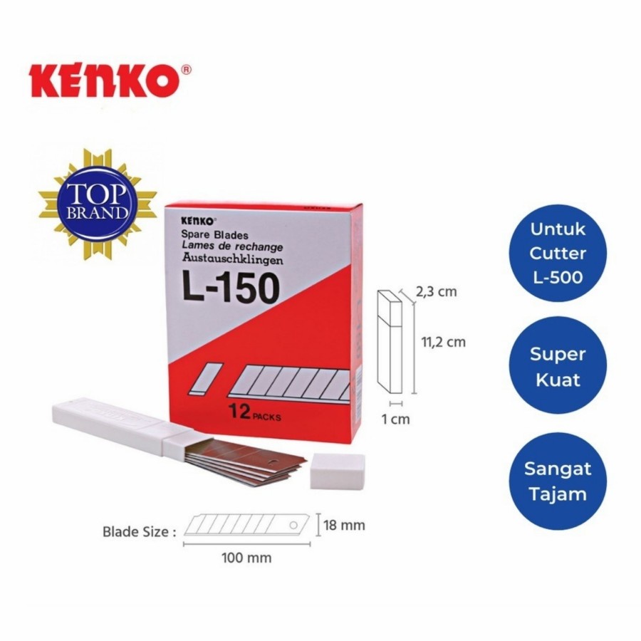 

Isi Cutter Besar Kenko L-150 (1 tube)