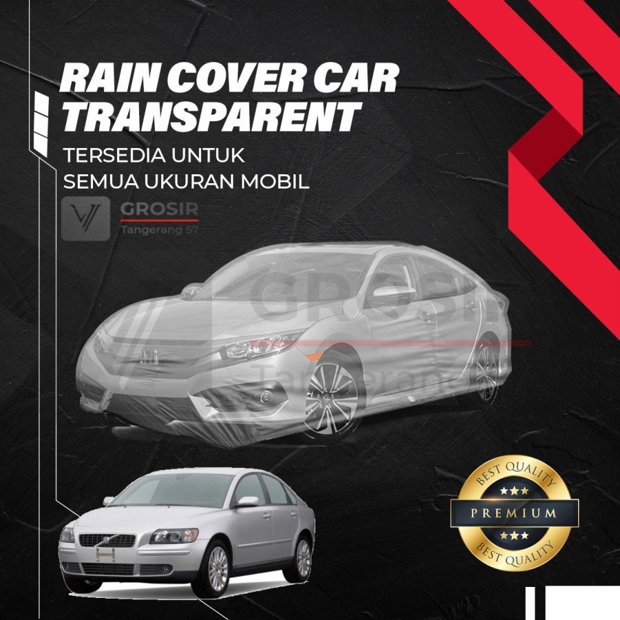 SARUNG TRANSPARAN VOLVO S40 2004-2012 / BODY COVER VOLVO S40 2004-2012