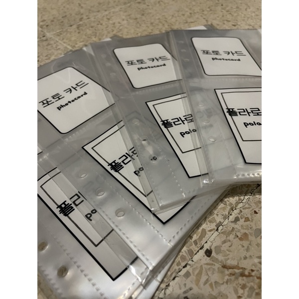 

Sleeve Binder Photocard A5 4p 6 Ring + Binder Photocard Bundle Package