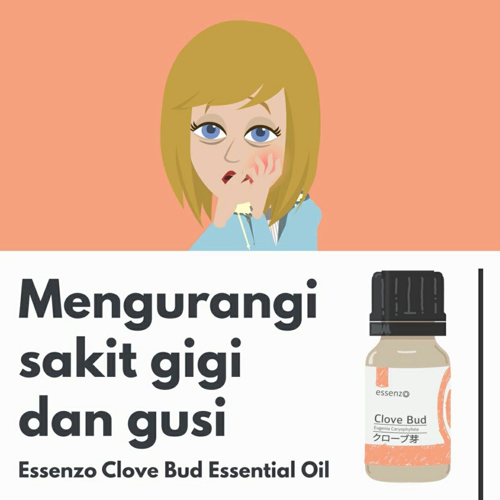 Clove Bud Essential Oil (Sakit gigi & Gusi)