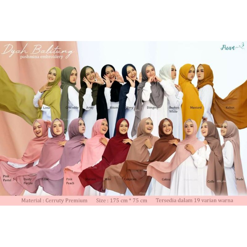 PASHMINA DYAH BALITUNG BY PUAN.IDN