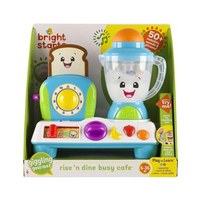 Bright Starts Rise And Dine Busy Cafe/mainan anak anak blender music