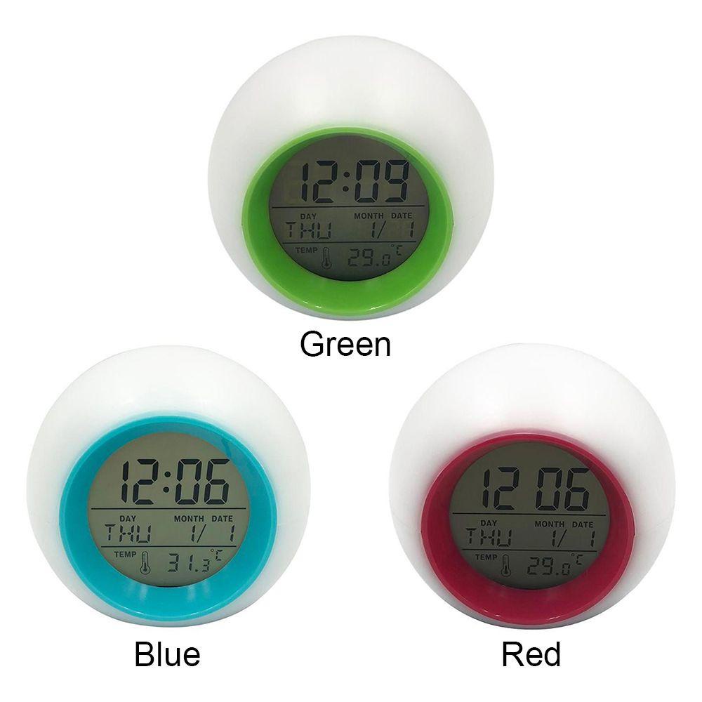 Solighter Jam Weker Lampu Malam Kreatif Backlight Angka Clock LED Digital