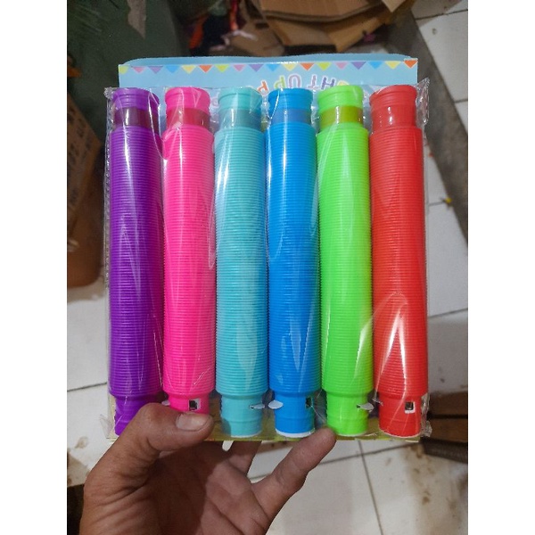 Light Up Pop Pipes Mainan Viral Pop Light