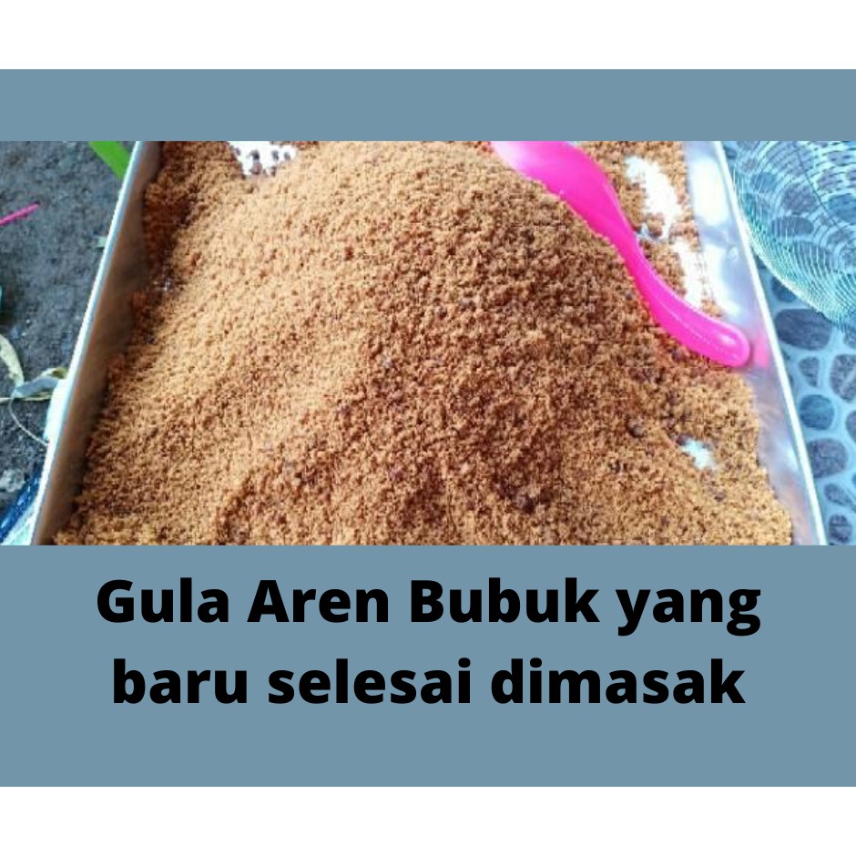 Gula Aren Bubuk/ Natural Brown Sugar/ Gula Semut Alami Tanpa Pengawet