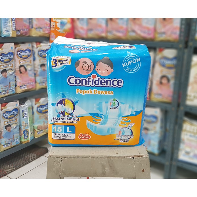 Confidence Popok Dewasa Perekat L 15