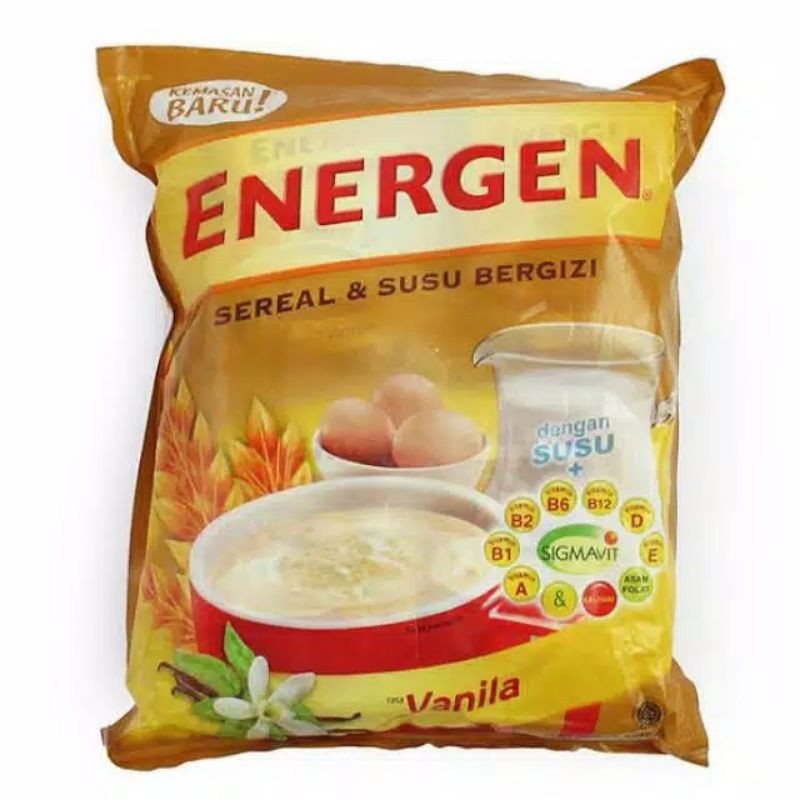 

ENERGEN VANILLA BAG ISI 20 X 25GR