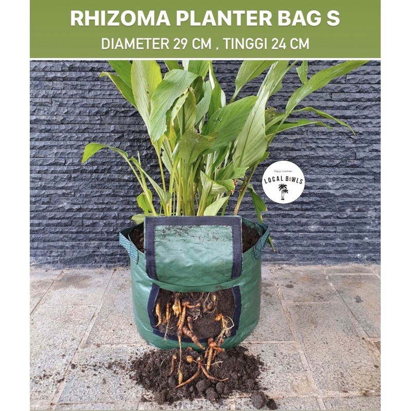 planter bag easy grow rhizoma S
