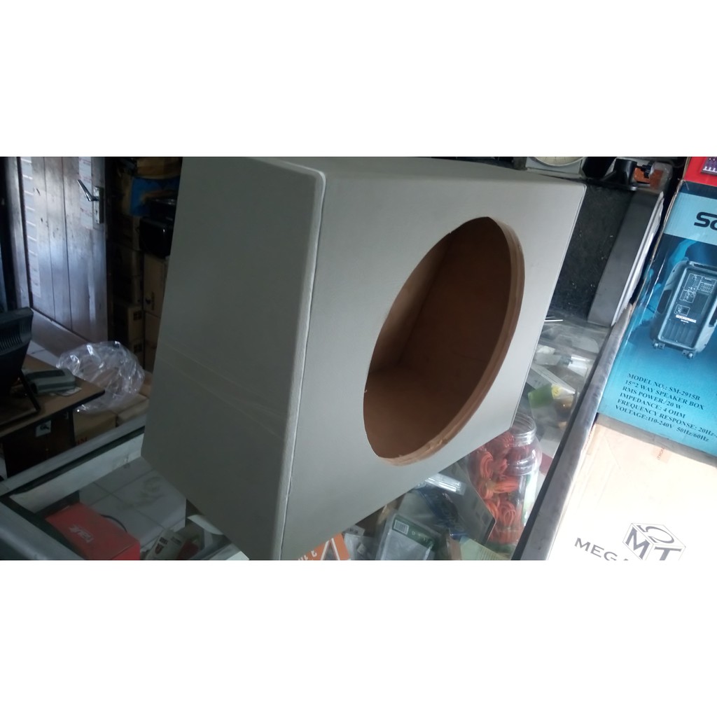 BOX SPEAKER SUBWOOFER MOBIL 12 INCH MDF TEBAL LAPIS KAIN JOK