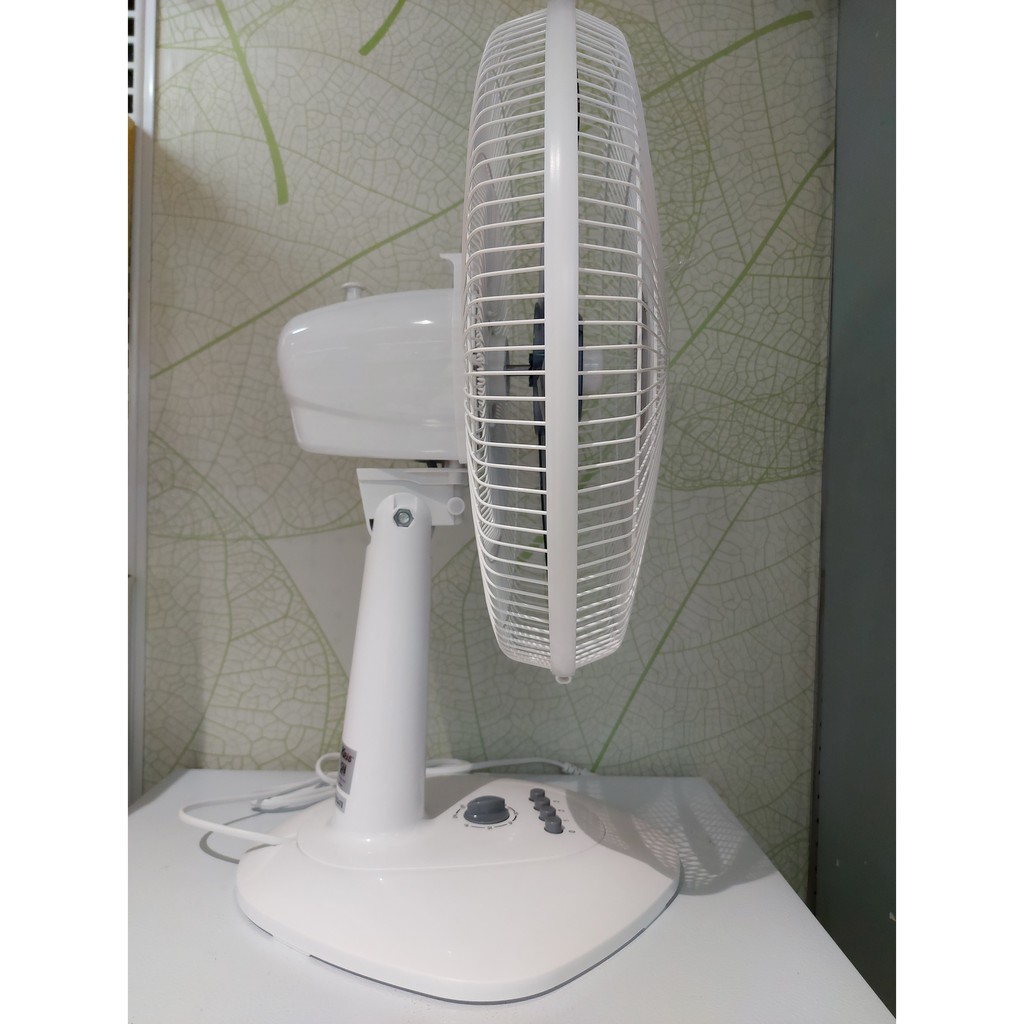 KIPAS ANGIN MEJA 16 INCH 50W / TABLE FAN WHITE 5 BLADE / KIPAS ANGIN 40CM