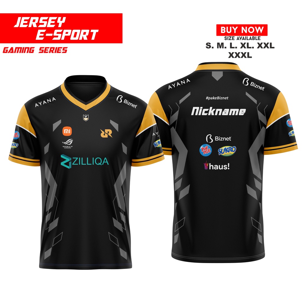 NEW KAOS JERSEY MELIOR RRQ 2022 CUSTOM NICKNAME