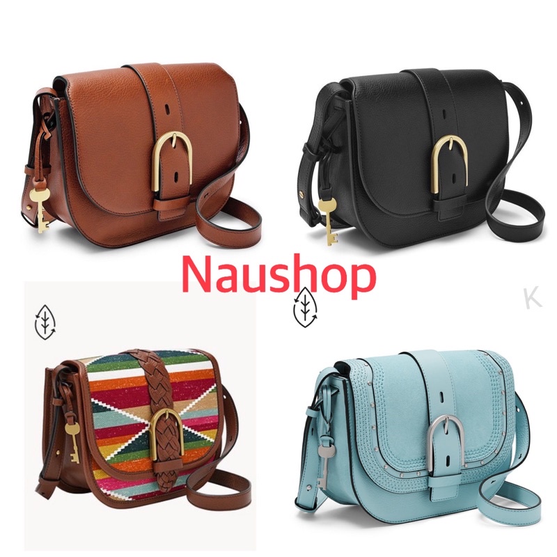 Tas Original WILEY SADDLE BAG TAN Black Brown Multi