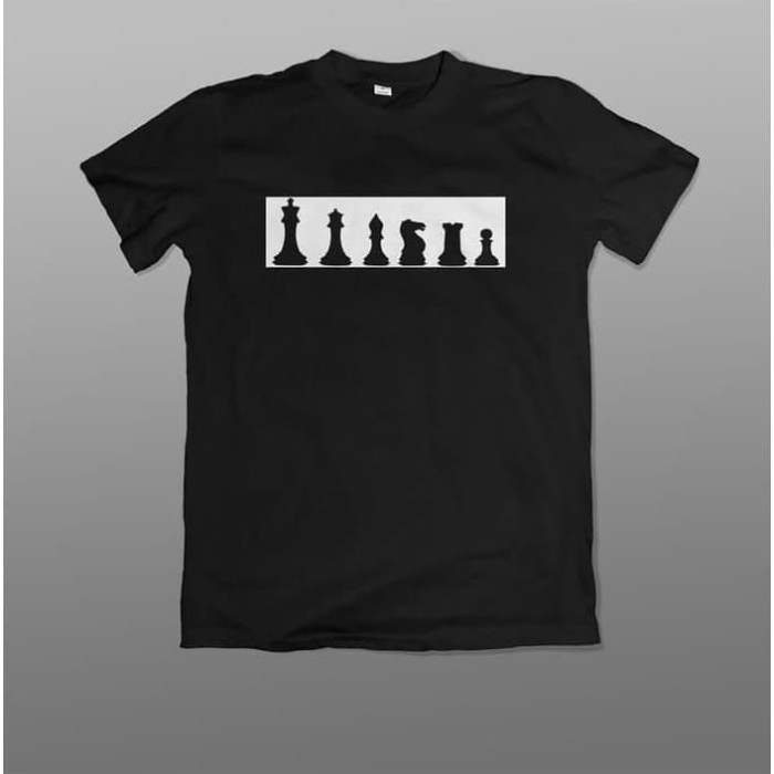 Kaos Baju Obral Combed 30S Distro CATUR CHESS polos custom indonesia