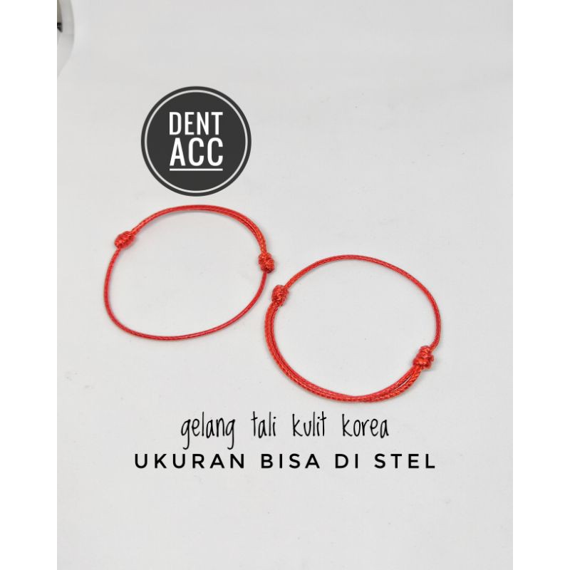 gelang tali merah Korea water proof murah