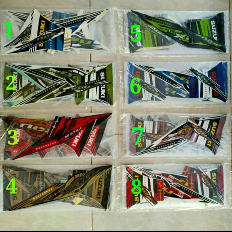 Striping Motor Suzuki Nex Old 2013 - Stiker Lis Body Suzuki Nex Old 2013