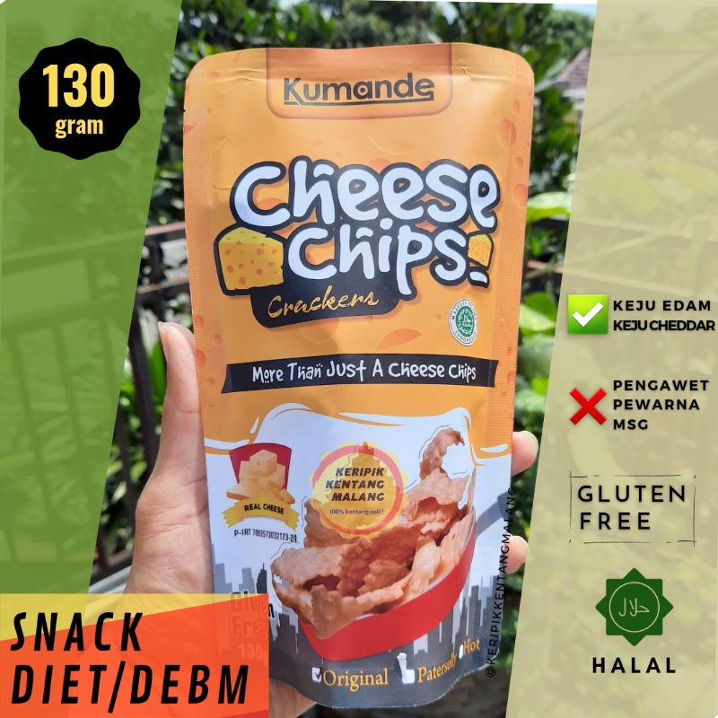 

Keripik Diet DEBM/Keto - Keripik Keju - Crackers Keju | Gluten Free - 130 gram