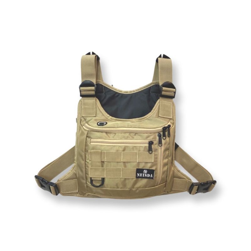 Chestbag tactical tas dada neisda premium mercury krem