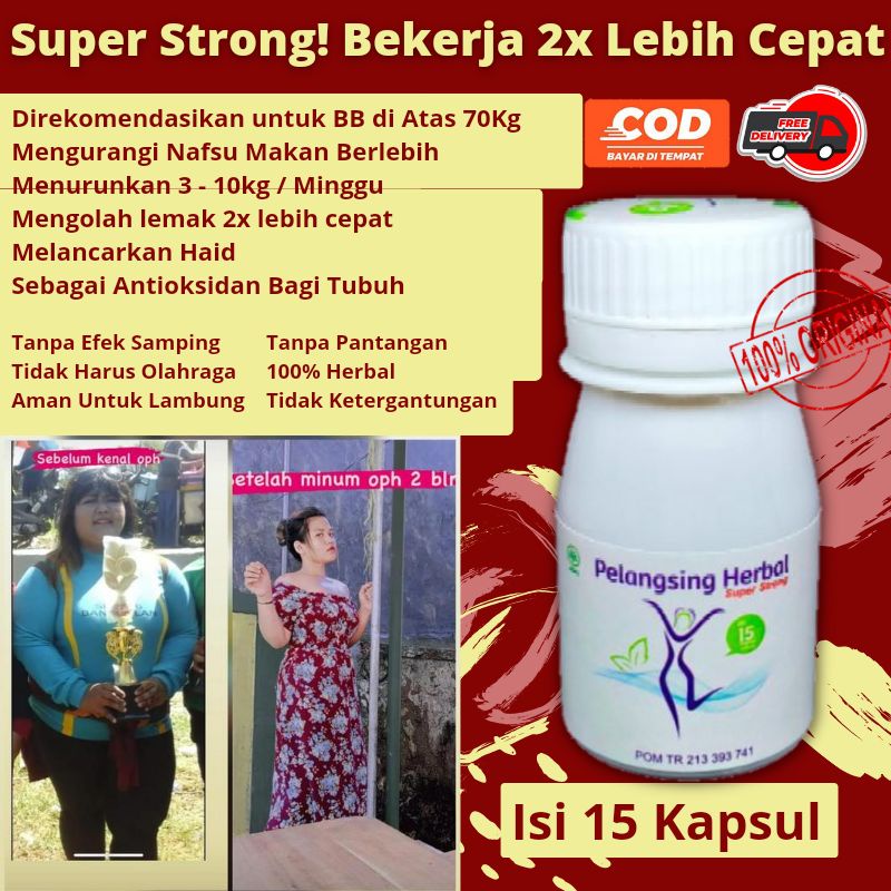 OPH SLIMMING - PELANGSING HERBAL ALAMI 100% PELANGSING BADAN AMPUH SUPER STRONG