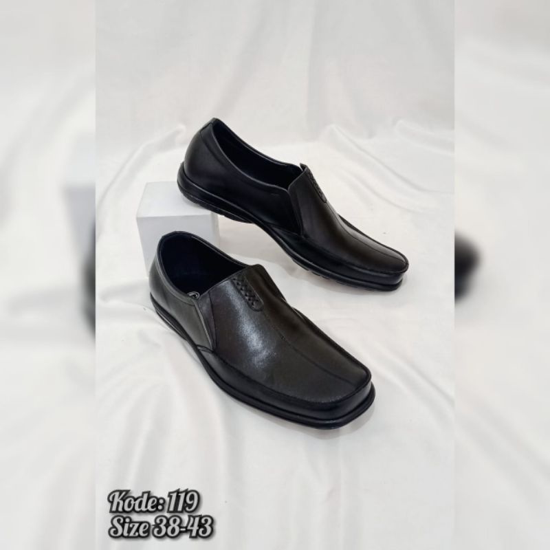 Sepatu Pria Kulit Sapi Asli Leather Original Garut Sukaregang Series Pentopel New Premium