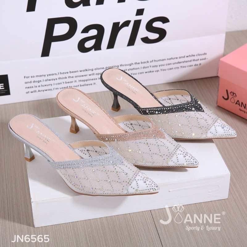 RESTOCK! [ORIGINAL] JOANNE Heels Shoes Sepatu Pesta Wanita #JN6565