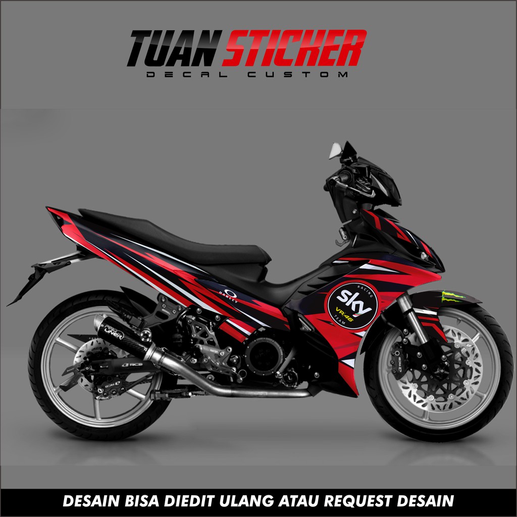 Sticker decal  jupiter mx 135, Striping jupiter mx 135 , Sticker jupiter mx 135 sky