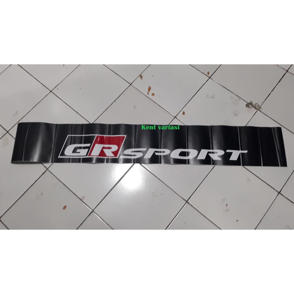 Stiker Kaca Depan Mobil Tulisan GR SPORT