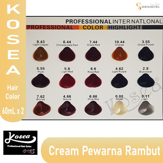 Kosea Hair Color/Cat/Semir Rambut 60 ml