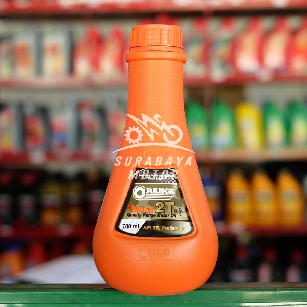Oli 2T Samping Orange Tropical Harum Wangi 700ml 700 ml 0,7 L Liter RX King Fiz R Force 1 2 Tak