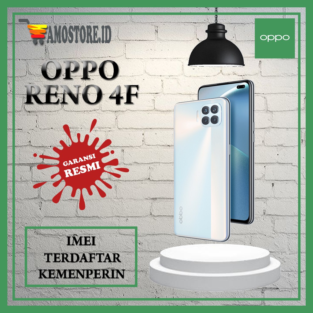 Promo Cuci Gudang Hp  HP BARU OPPO RENO 4 F 4F RENO4F RAM 8/128 GB NEW 100% ORI GRS RESMI INDONESIA