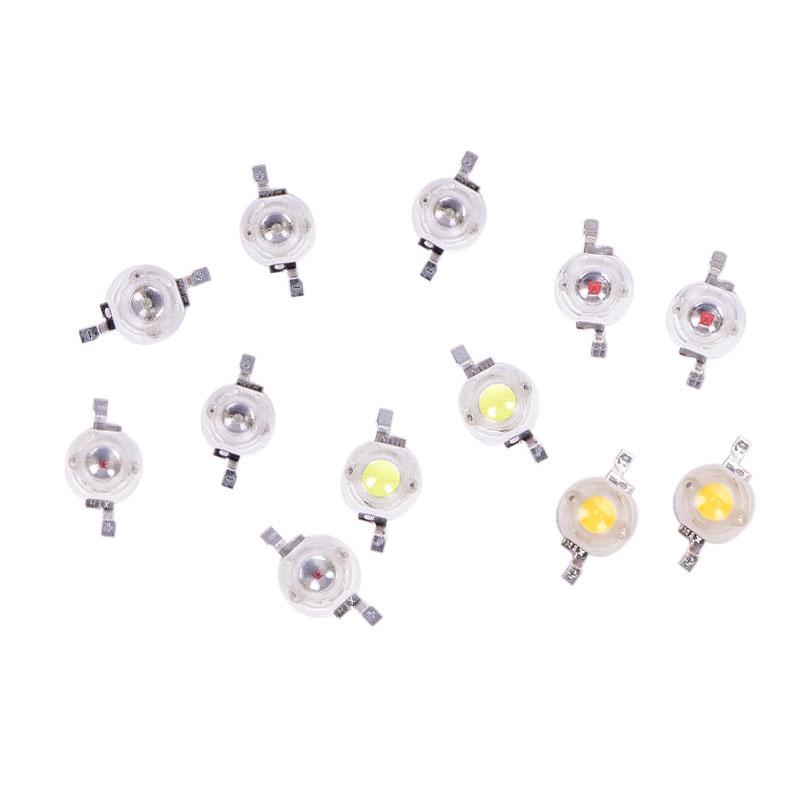 {LUCKID}10pcs 1W High-Power Led Lamp Highlighting Lights Bead High-Power Lamp Bead