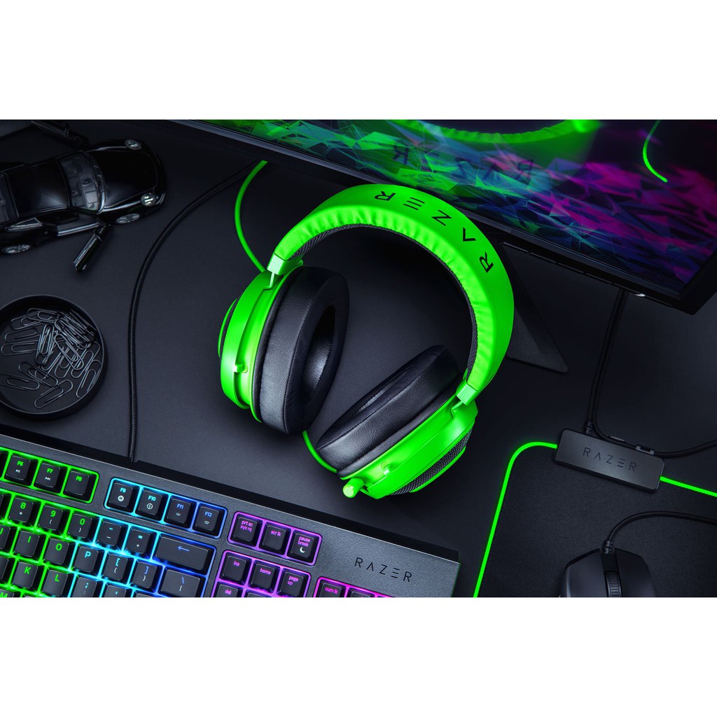 Headset Gaming RAZER KRAKEN Multi Platform Wired - GREEN