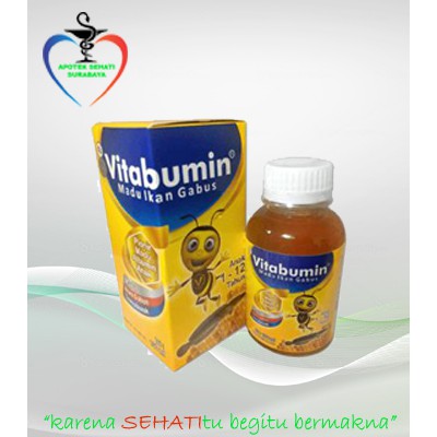 MADU VITABUMIN albumin ikan gabus PENAMBAH NAFSU MAKAN anak / vitobumin