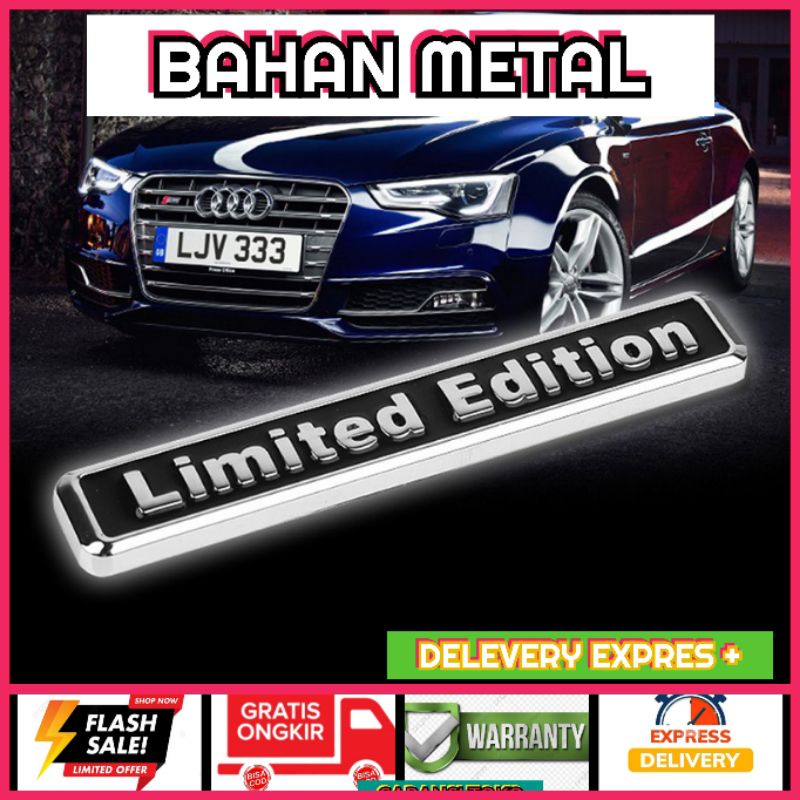 Stiker Mobil Emblem Mobil Logo Limited Edition Bahan Metal Emblem 3D Sticker Limited Edition