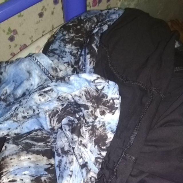 Ecer Gamis Tali Jumput Falany Daster Lengan Panjang Wanita Batik Jumbo