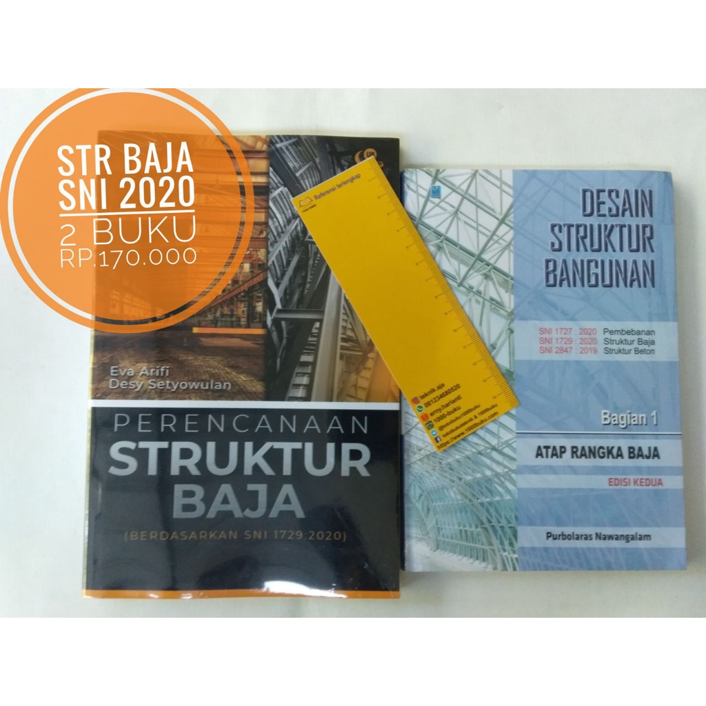 Jual Paket Buku Sipil Desain Struktur Baja Sesuai SNI Baja Terbaru 2020 ...