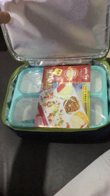 Lunch Box Yooyee Grid Sekat 4 / Tempat Makan Yooyee Anti Bocor