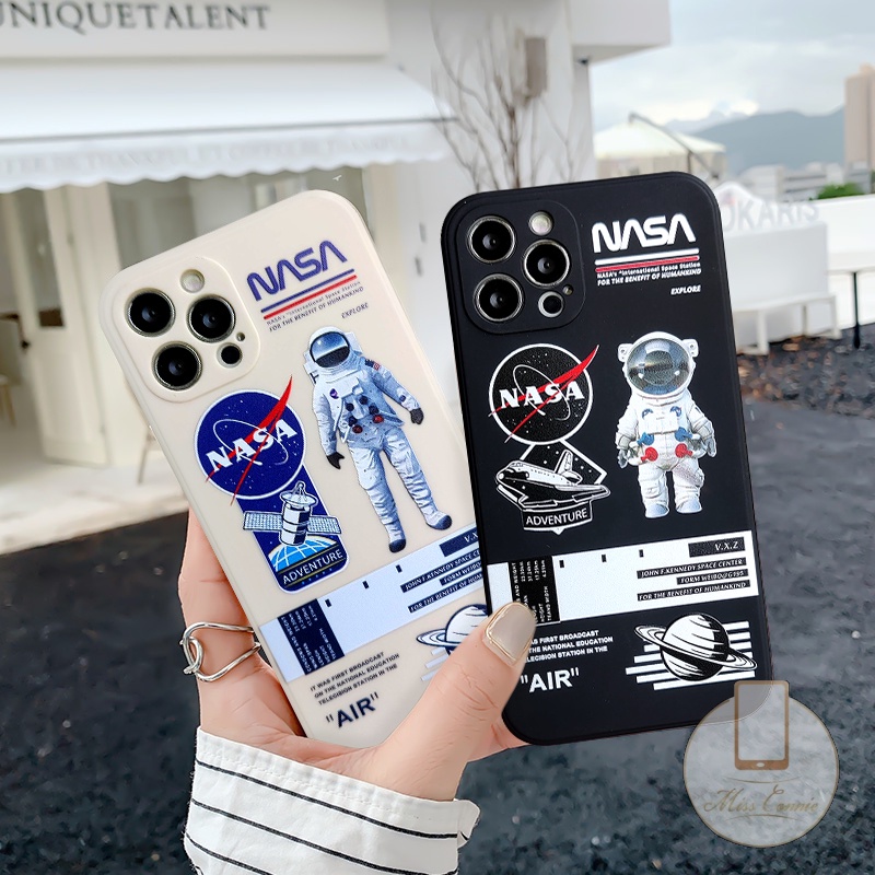 Soft Case Bahan Tpu Desain NASA Untuk Xiaomi Redmi Note 8 9 Note 10 10S 10Pro Max Plus POCO M3 X3 Pro Redmi 10 9A 9 9T 9C