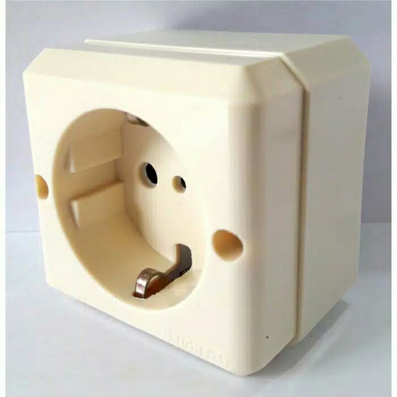 OB Saklar STOP KONTAK BRIGHT-G 705 Outbow Tempel Luar Tembok SNI Murah