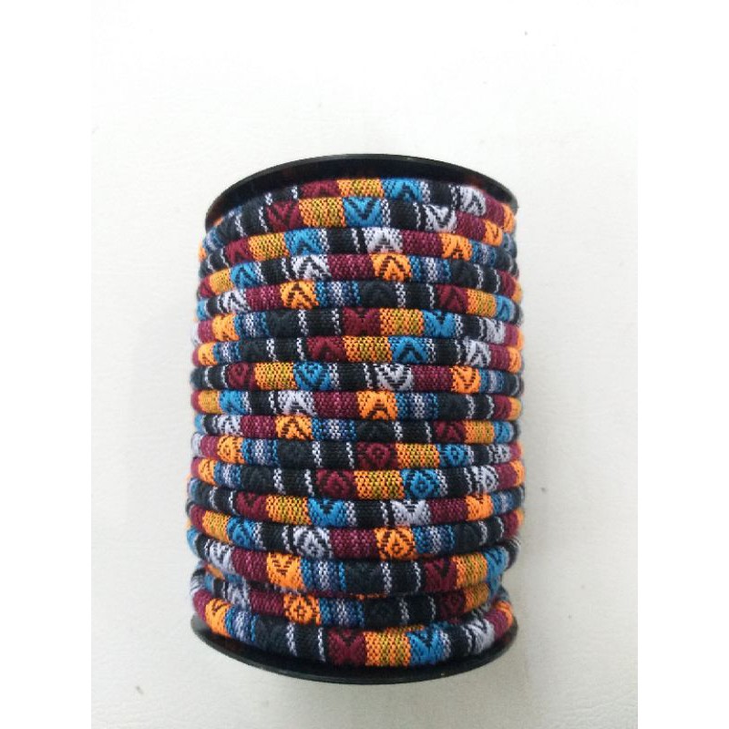 Tali Motif Tenun Tali Gelang Tenun Etnik Unik etnic ethnic indian lombok Tali Kalung Masker-10
