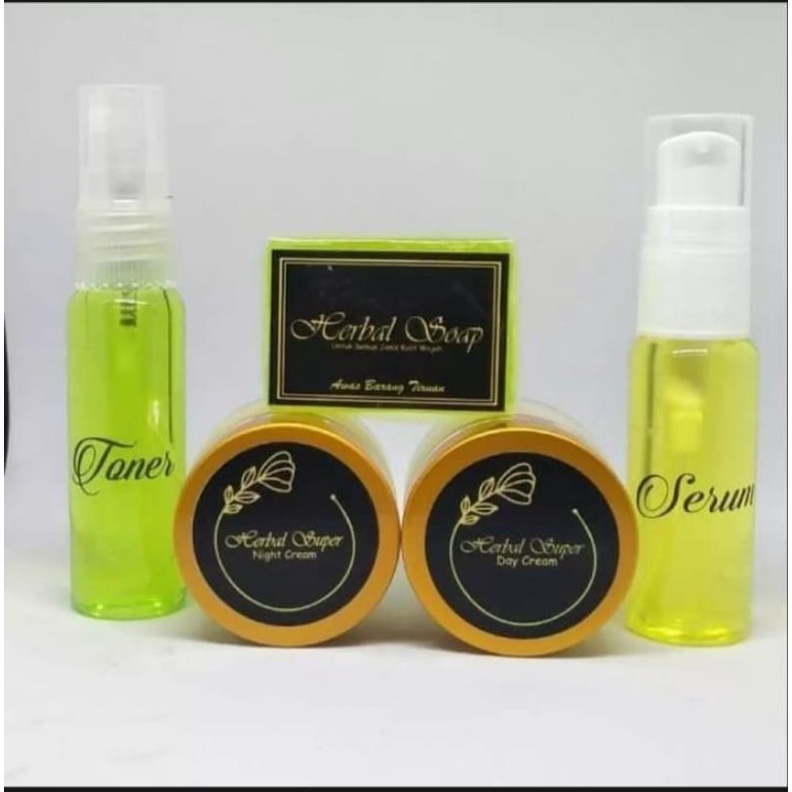 Cream Herbal Super Gold // Paket Lengkap Cream Herbal Gold Super