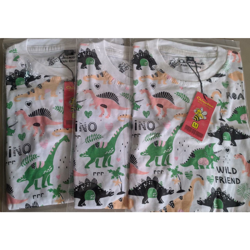 MOMMY'S HONEY KAOS ANAK DINO FULL PRINT SIZE S, M,L XL