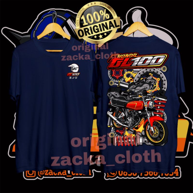 kaos GL100/KAOS MOTOR GL100/KAOS MOTOR HONDA GL100/HONDA GLCEPEK ORIGINAL/KAOS HONDA GL 100 ORIGINAL