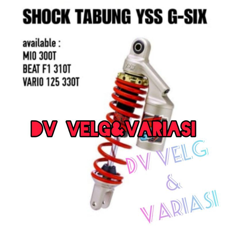 Sok yss tabung matic YSS G-SIX, K Series, dan K1