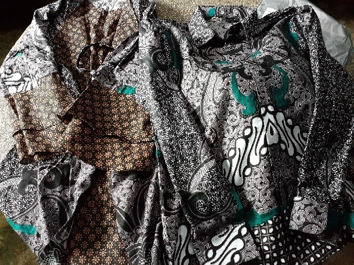 Batik Couple Keluarga - Batik Sarimbit Gamis Familly Set