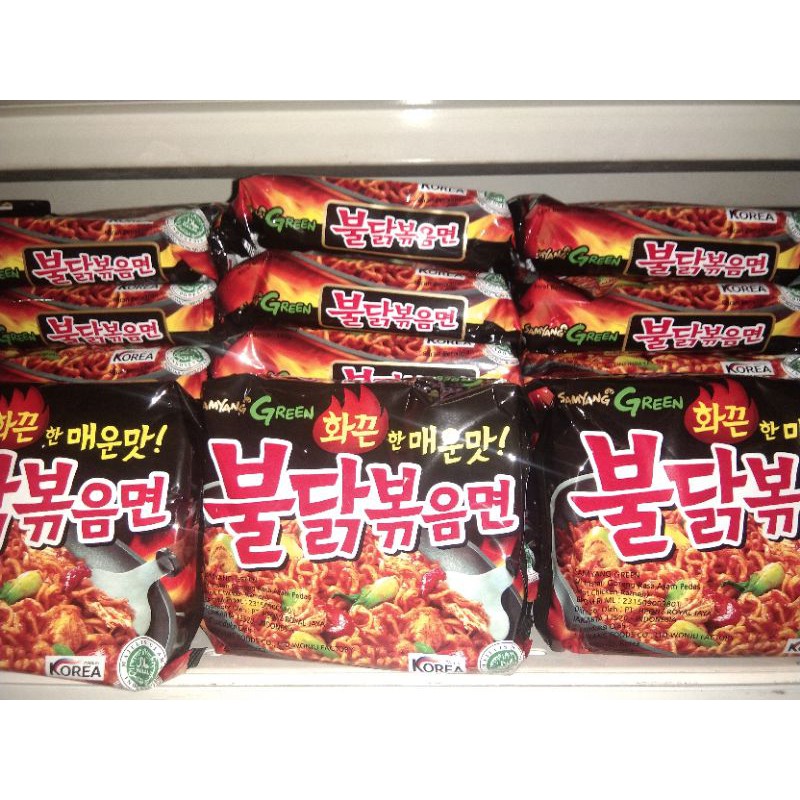 

samyang green rasa ayam pedas x 12 pcs
