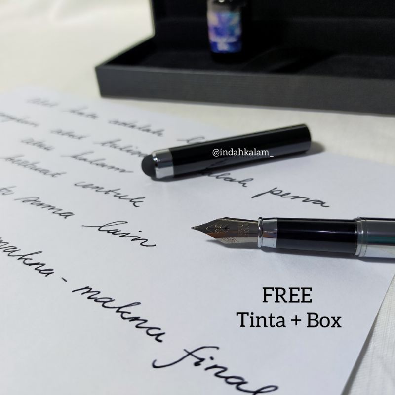 

[LANGKA] Fountain Pen Stylus Iridium Germany Box Set Nib Kalam Tinta Cair Tutul Kaligrafi Khat Khot