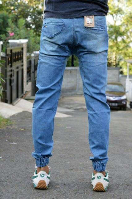 celana joger jeans premium