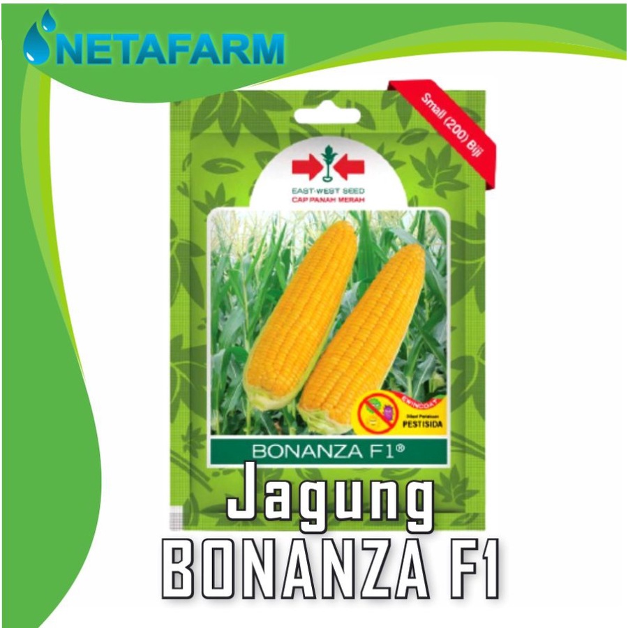 Benih Biji Bibit Jagung BONANZA F1 Cap Panah Merah 200seeds